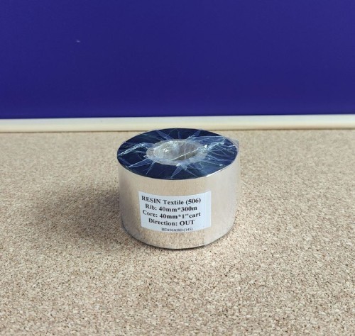 Риббон 40 мм х300 мм RESIN Textile , намотка OUT
