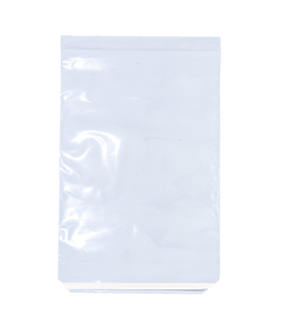 Пакет из МПП 34х42,5+(2х2,5)ф+5(100) с донным фальцем и скотч клапаном