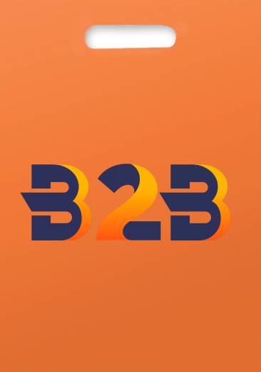 Пакет ВУР 30*40см(+3см), 60мкм, ПВД, оранжевый